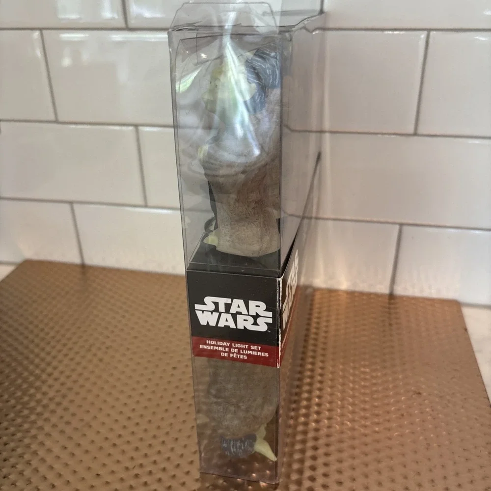 NEW: Star Wars Yoda Holiday Christmas Light set by Kurt S. Adler Indoor/Outdoor